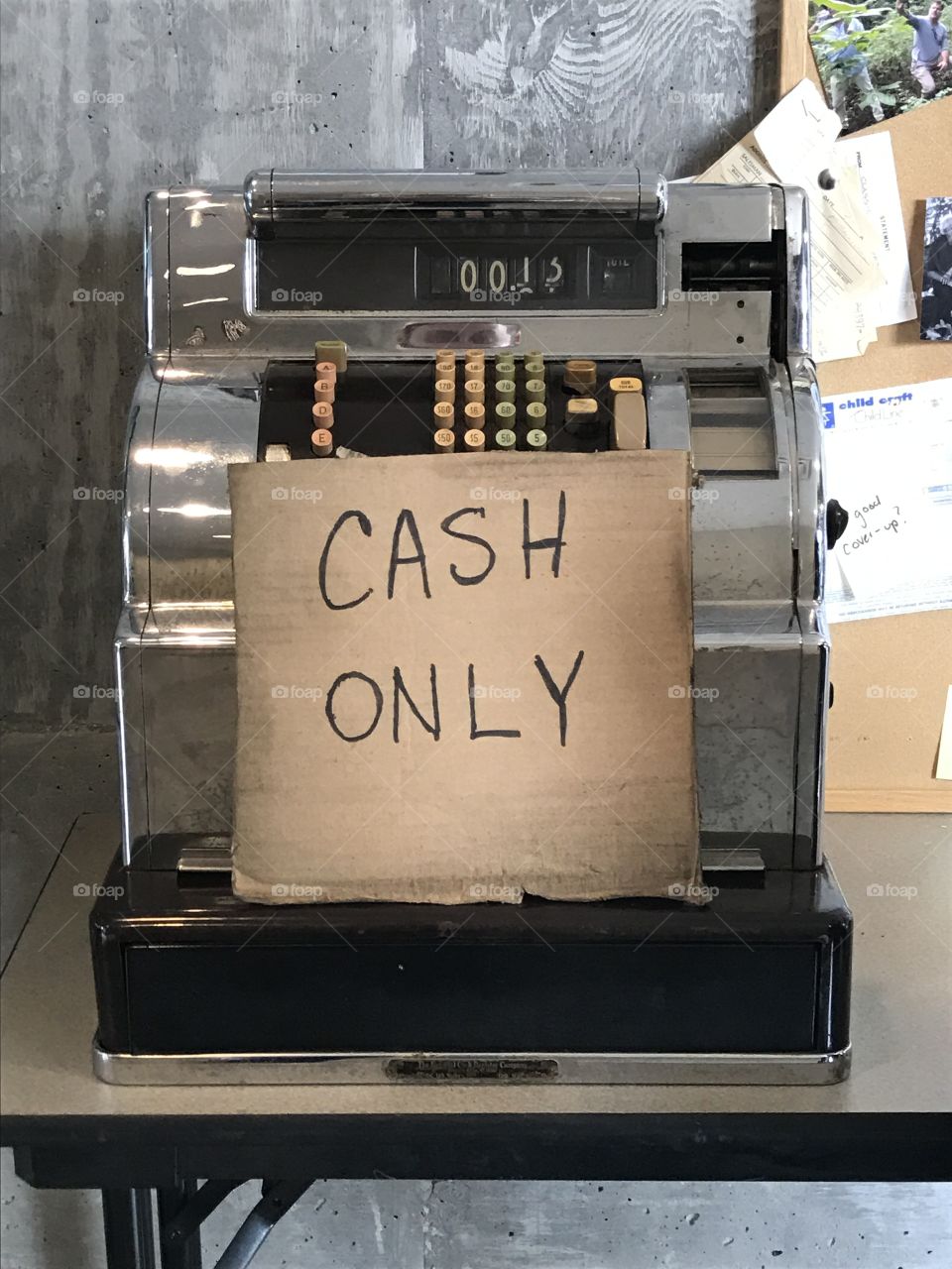 Old cash register. Harlan, KY