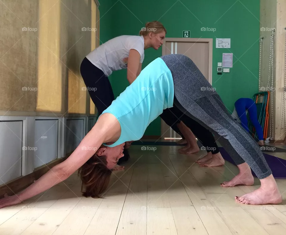 Yoga class