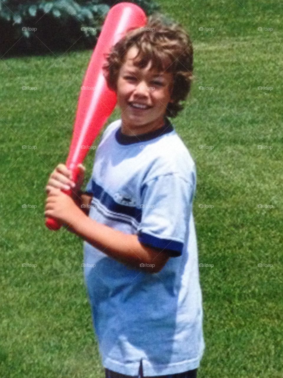 Playing backyard baseball