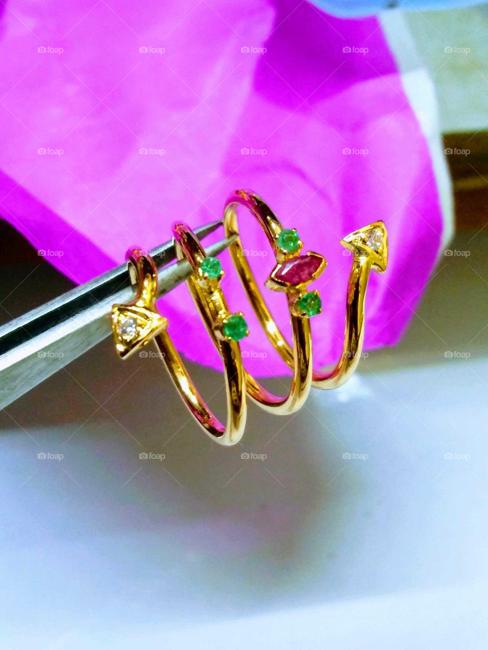 Indian gold jewellery. Ring