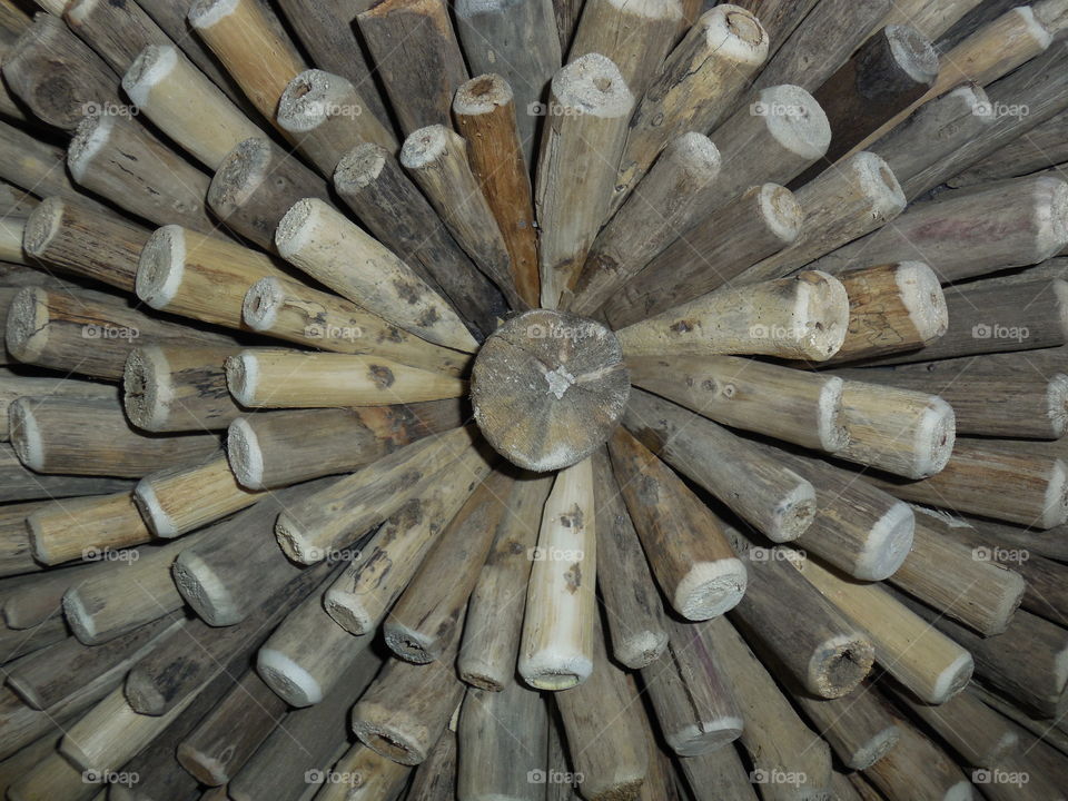 Bamboo wood art