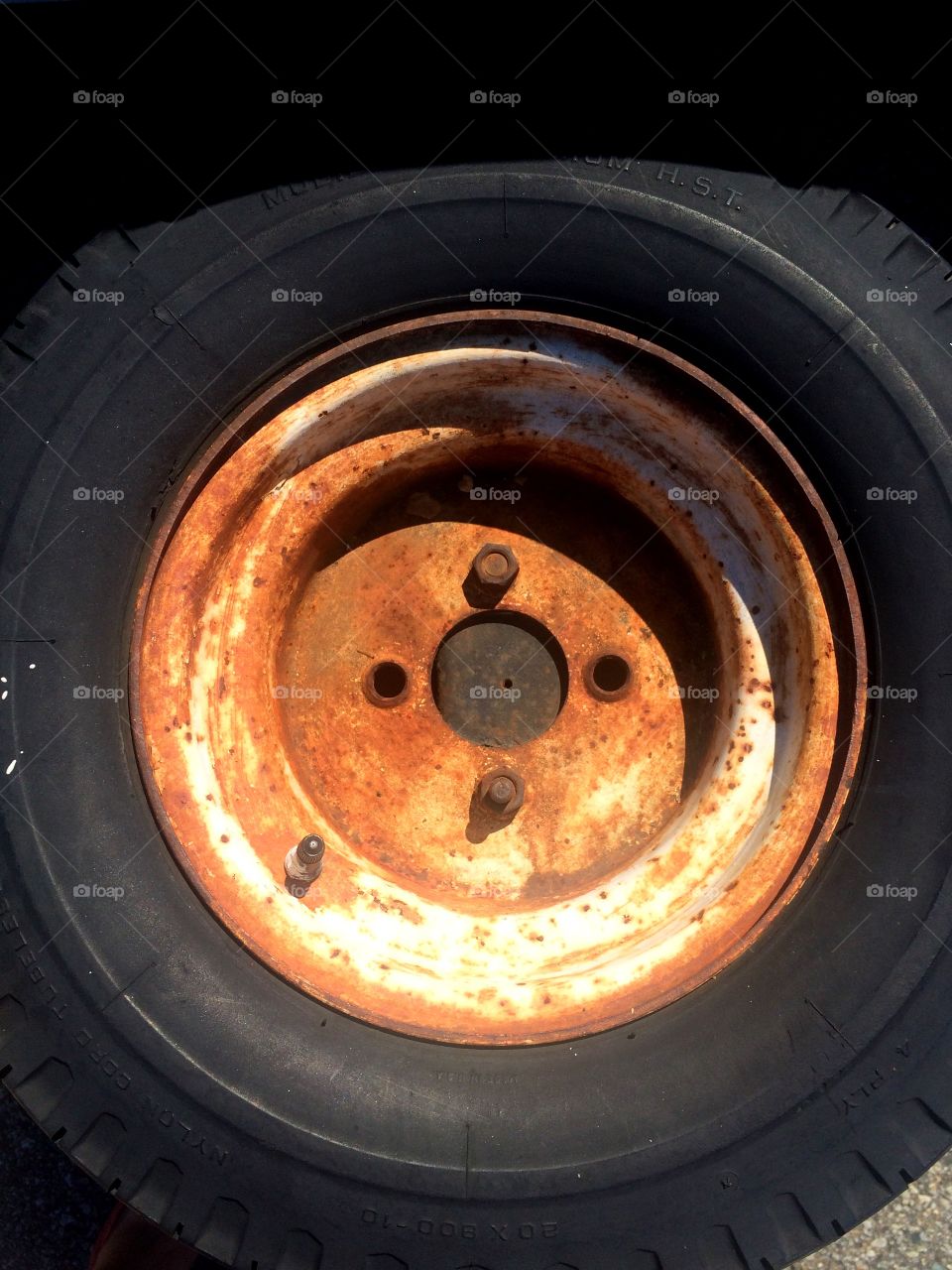 Rusted tires 
