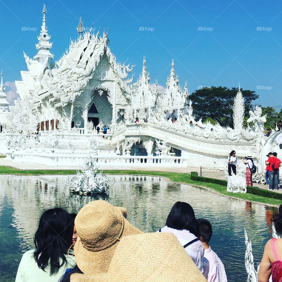 Travel, Architecture, Water, River, Temple