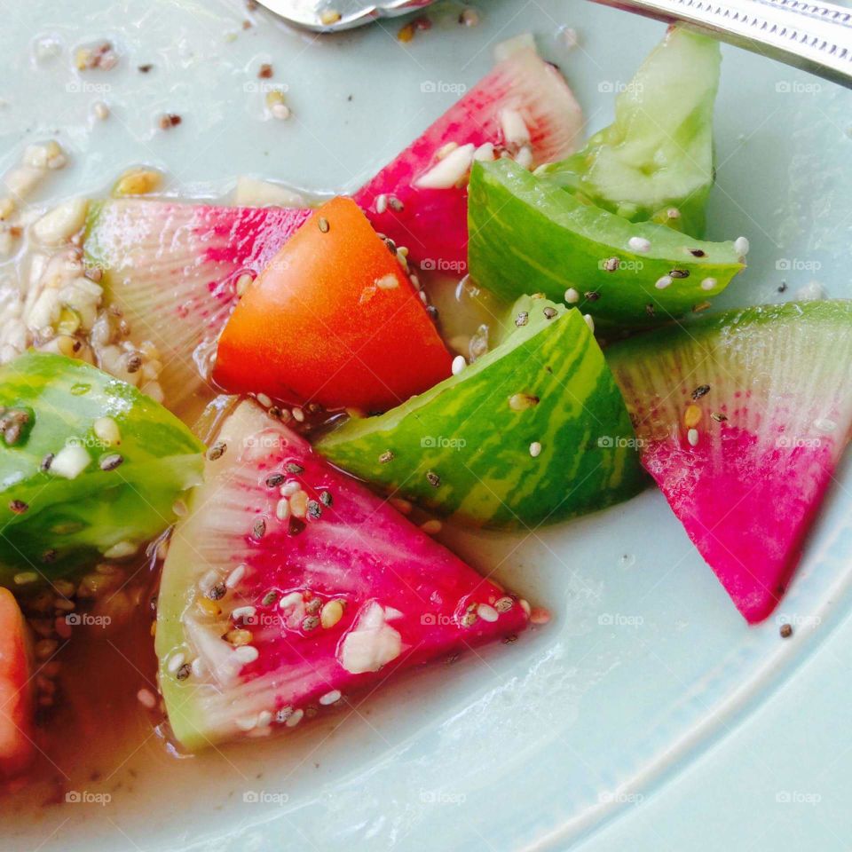 Radish & Tomato Salad