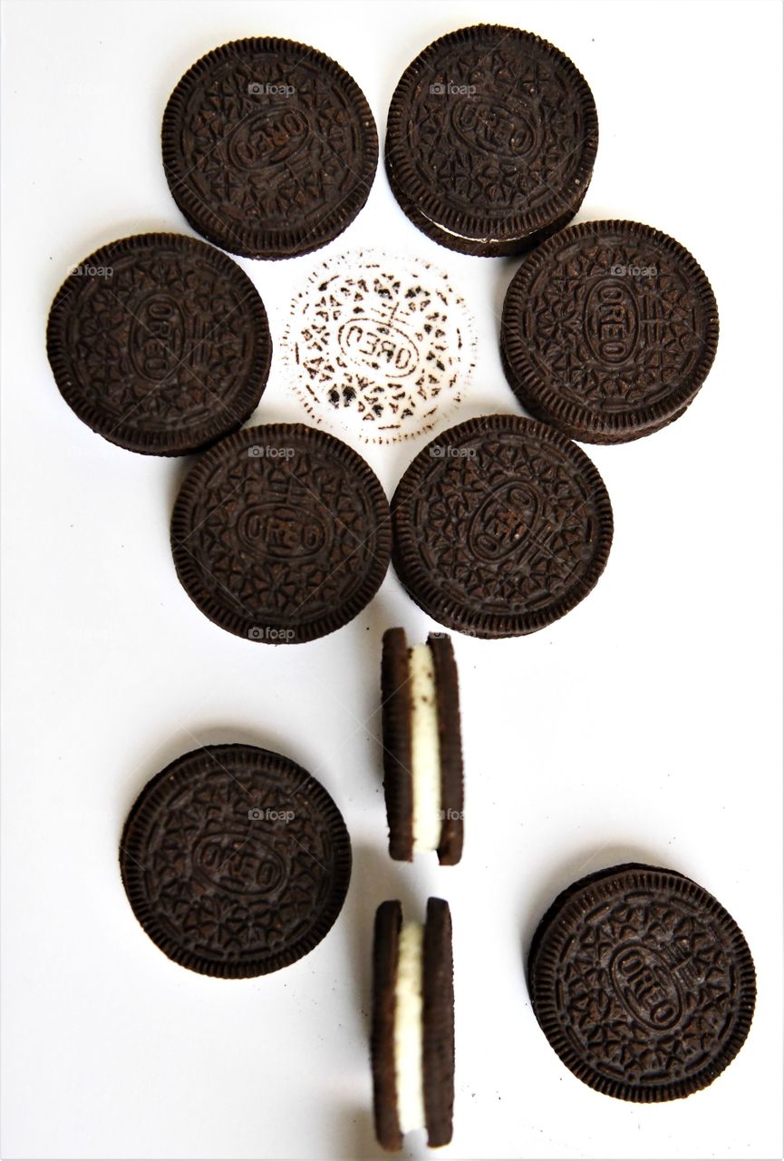 Oreo cookies flower