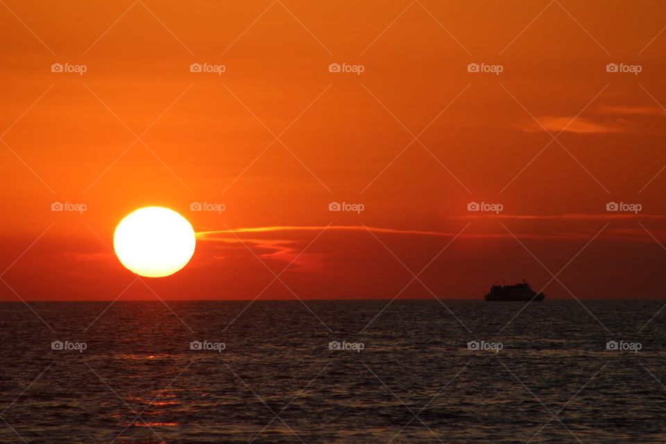 sunset ibiza spain by ravanti