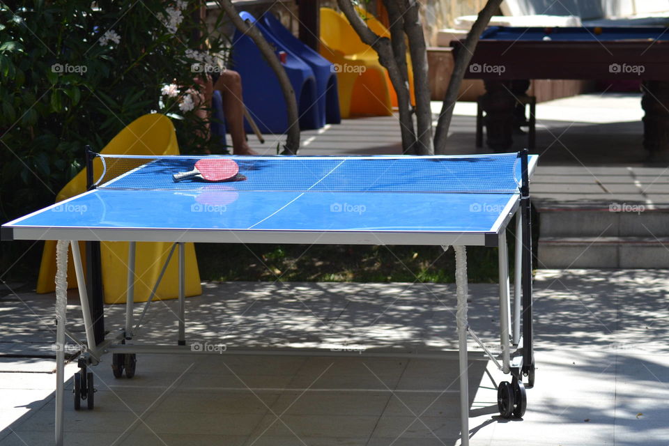 ping-pong table