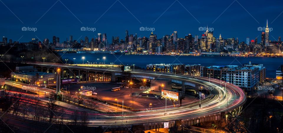 View of manhattan from new Jersey