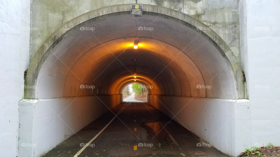 Old train tunnel.