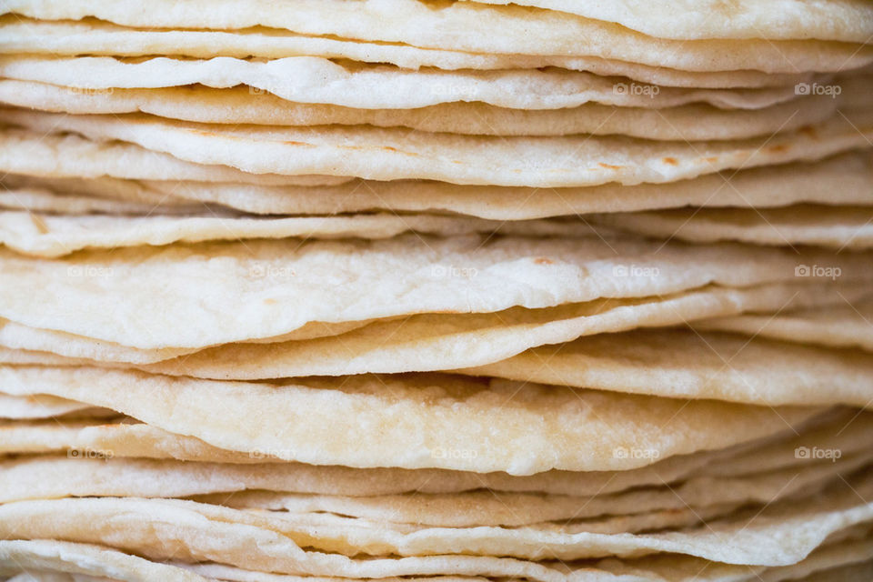 Stack of tortillas