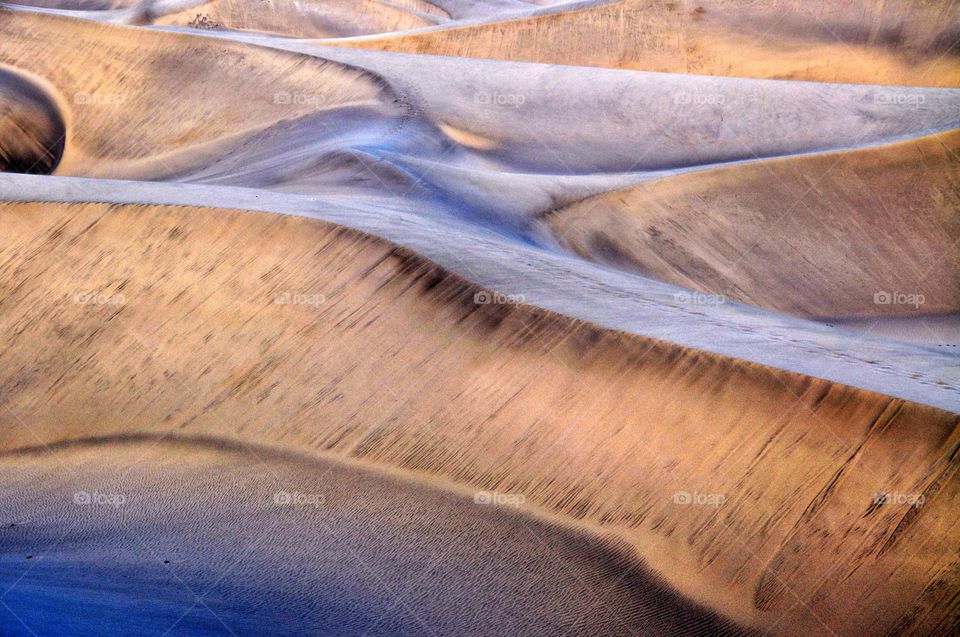sandy dunes of maspalomas on gran canaria canary island in Spain