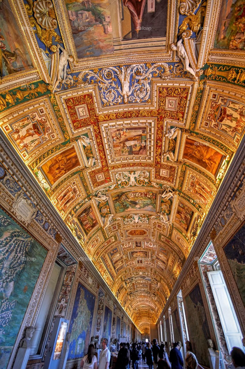 Vatican map room Rome 