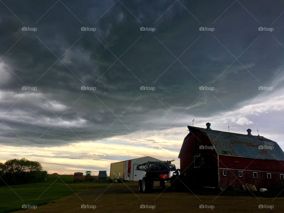 Storm rolling in