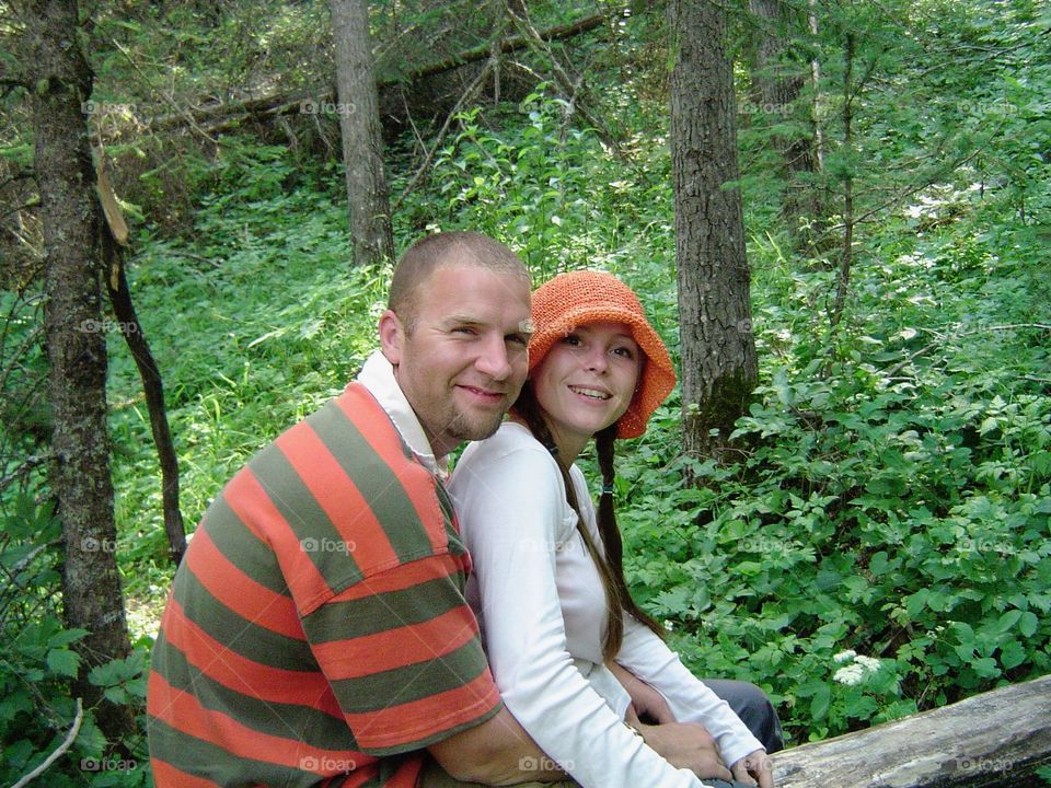 Chilling in the forest