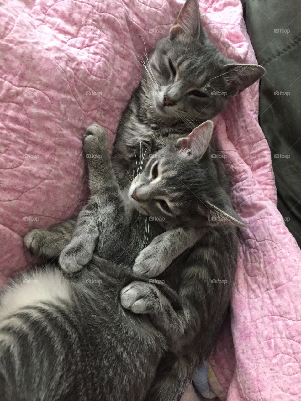 Mom and baby snuggle
