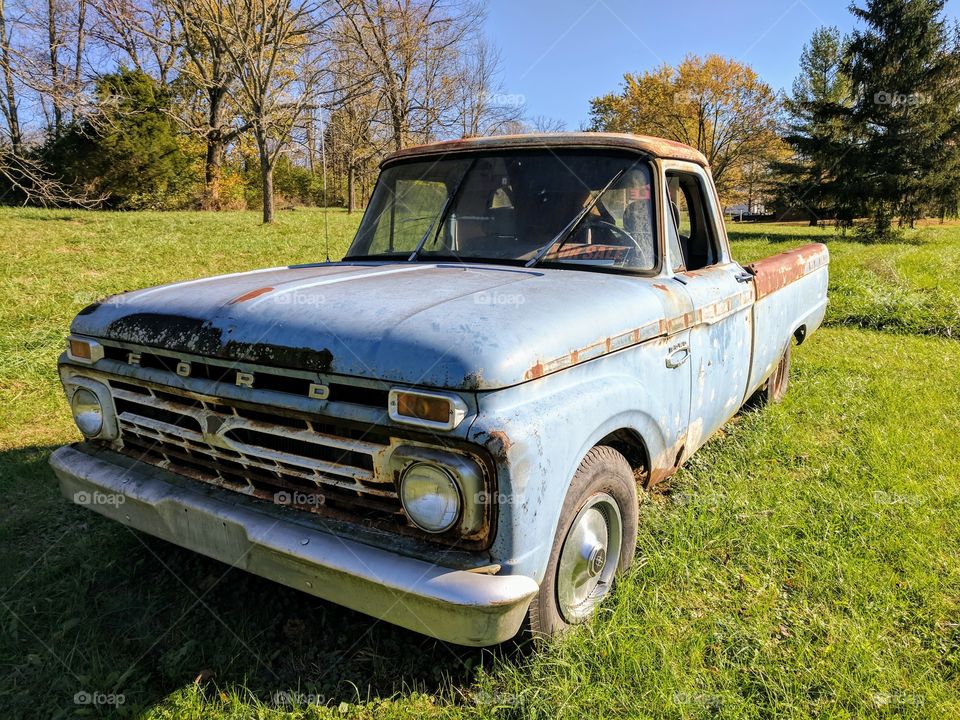 old Ford truck