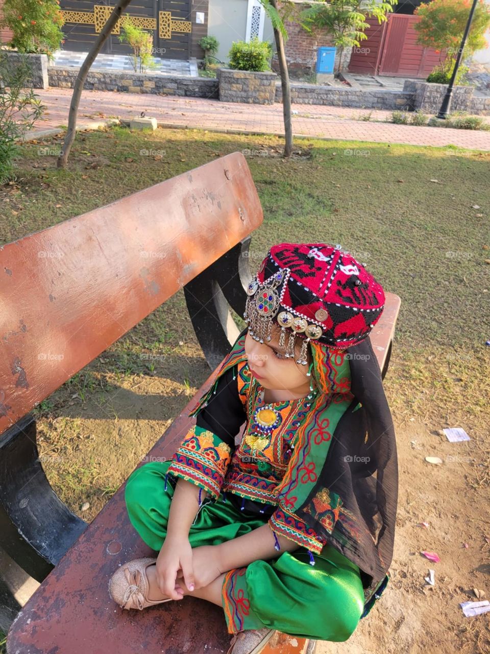 cute baby girl pakistani pathani style suit