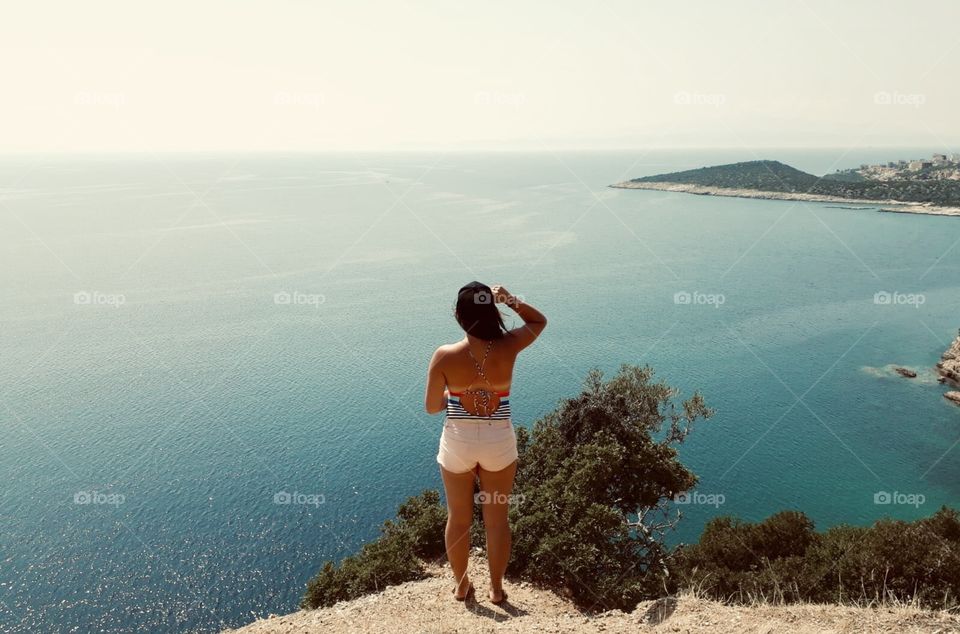 Girl in Greece 