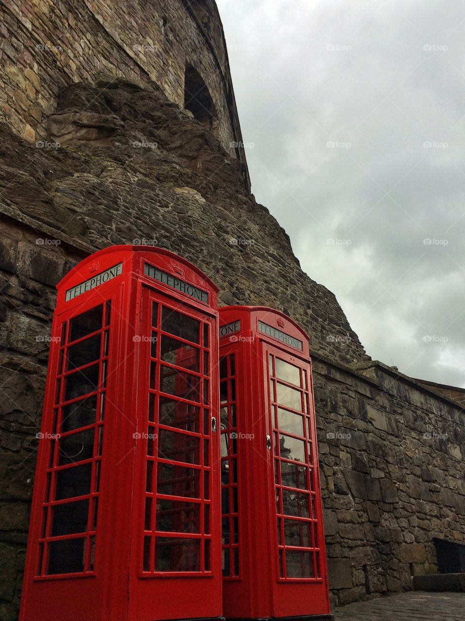 Classic red phone boths