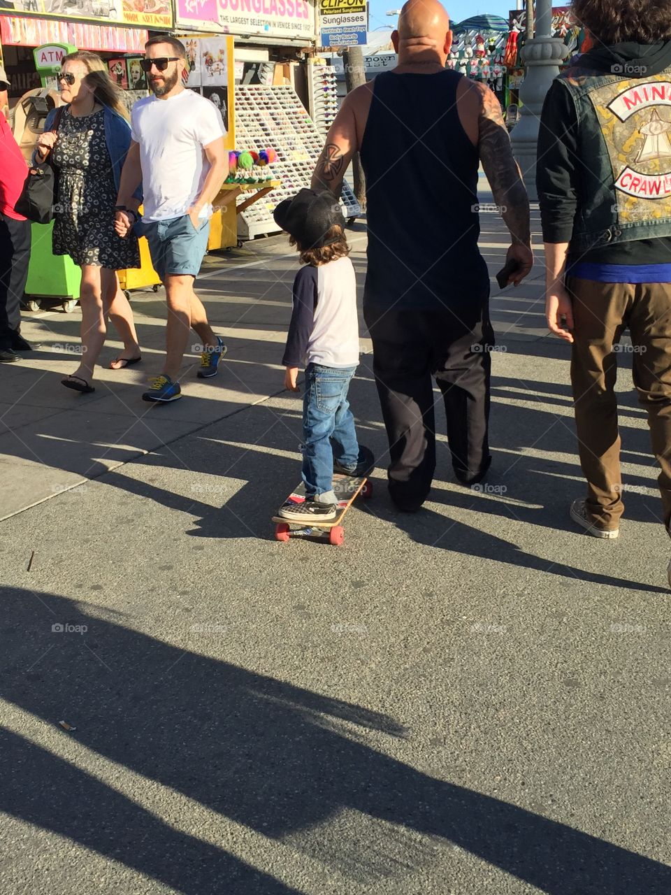 Big dudes with little skater