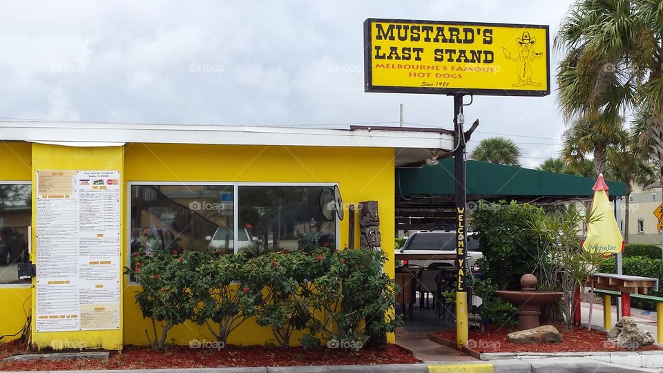 Mustard's Last Stand. fancy hot dogs in Melbourne, FL