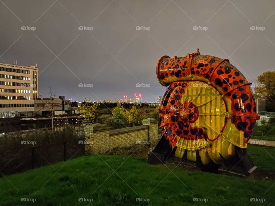 Modern art on the Greenway West Ham 