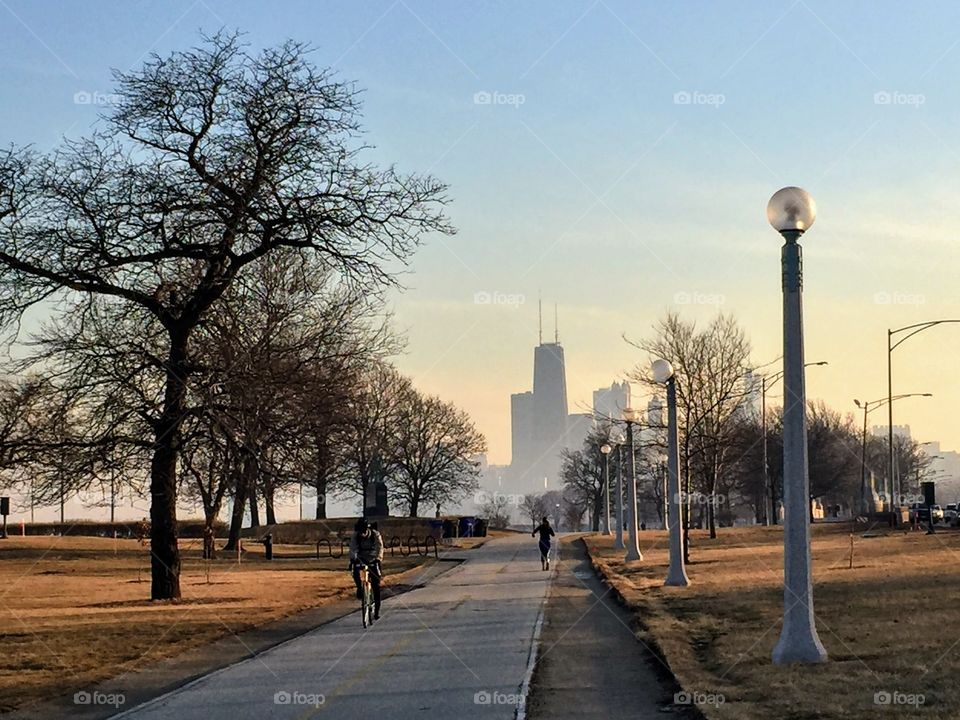 Hike in Chicago 