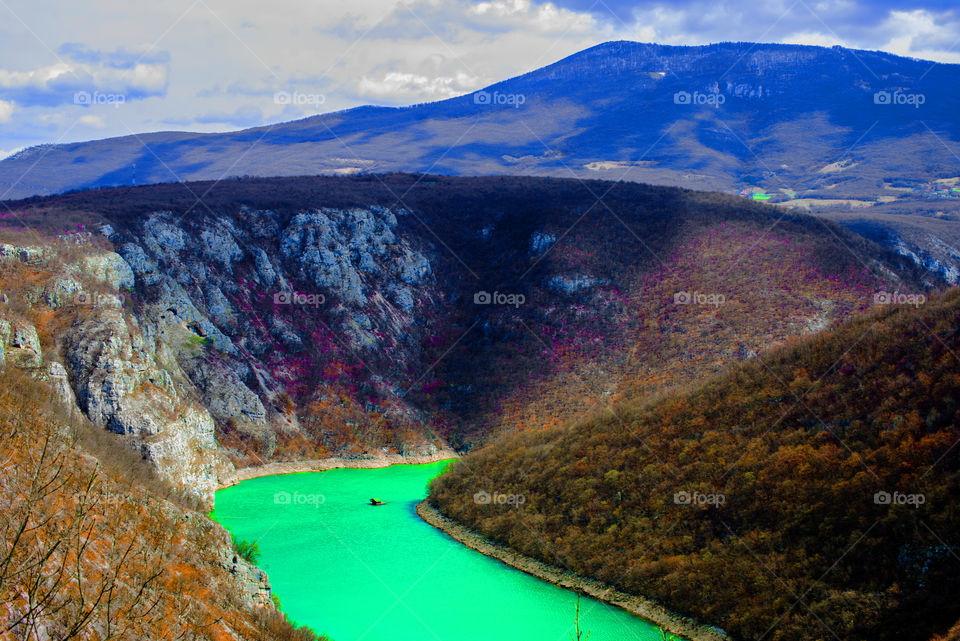 canyon rafting river