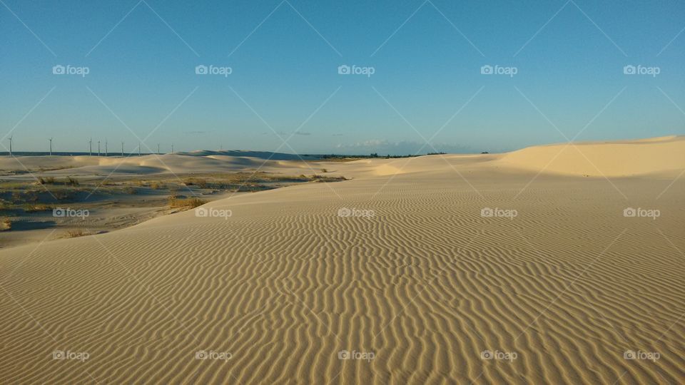 dunas de areia no por do Sol,lindo como um tapete lapidado por Deus