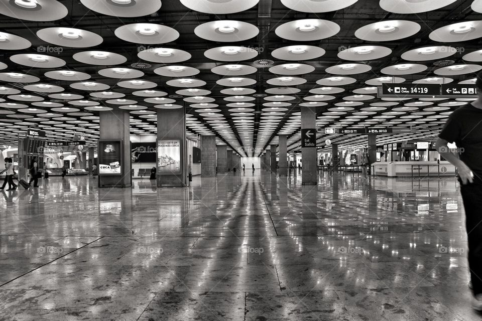 exit airport madrid by Avivalush