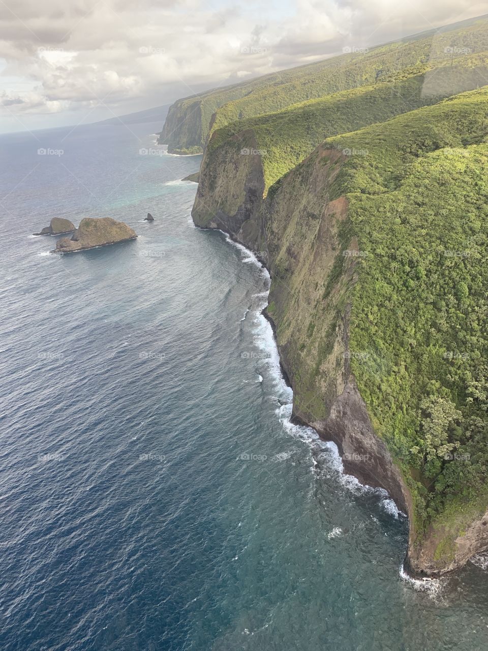 Hawaiian Island coast