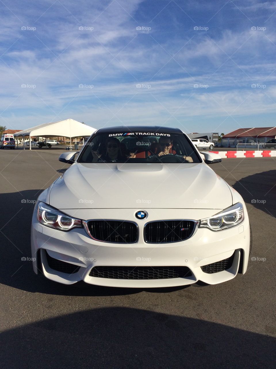 BMW M3 at Thermal Club. BMW Performance Driving School in Thermal California