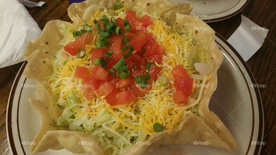 Taco Salad. Lunch