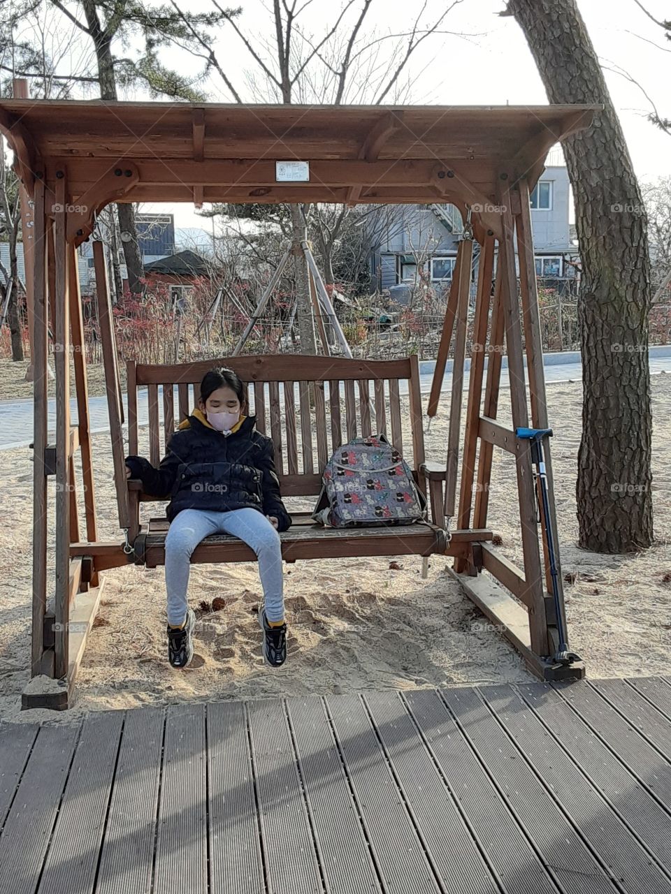 this one is there too. its a swing. every time we arrive in this place, we always sit here to enjoy it before going anywhere.