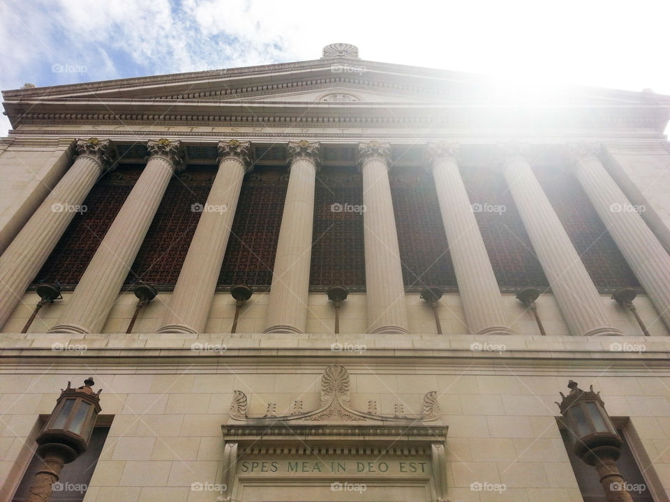 Columns and Sunshine