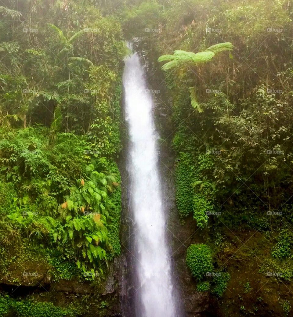waterfalls in the cool city of bandung