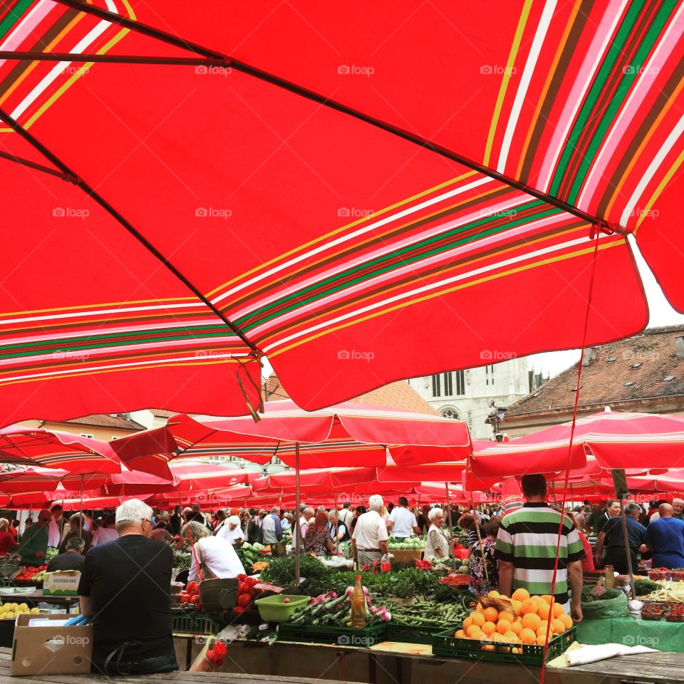 Zagreb, Croatie, croatia, Market, Food, Food Market 