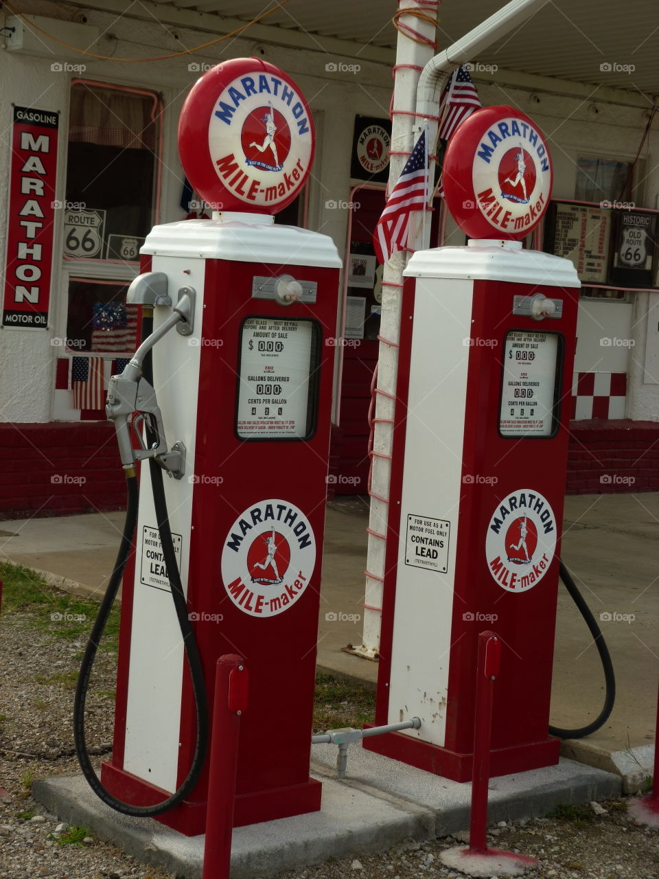 Old gas pumps 