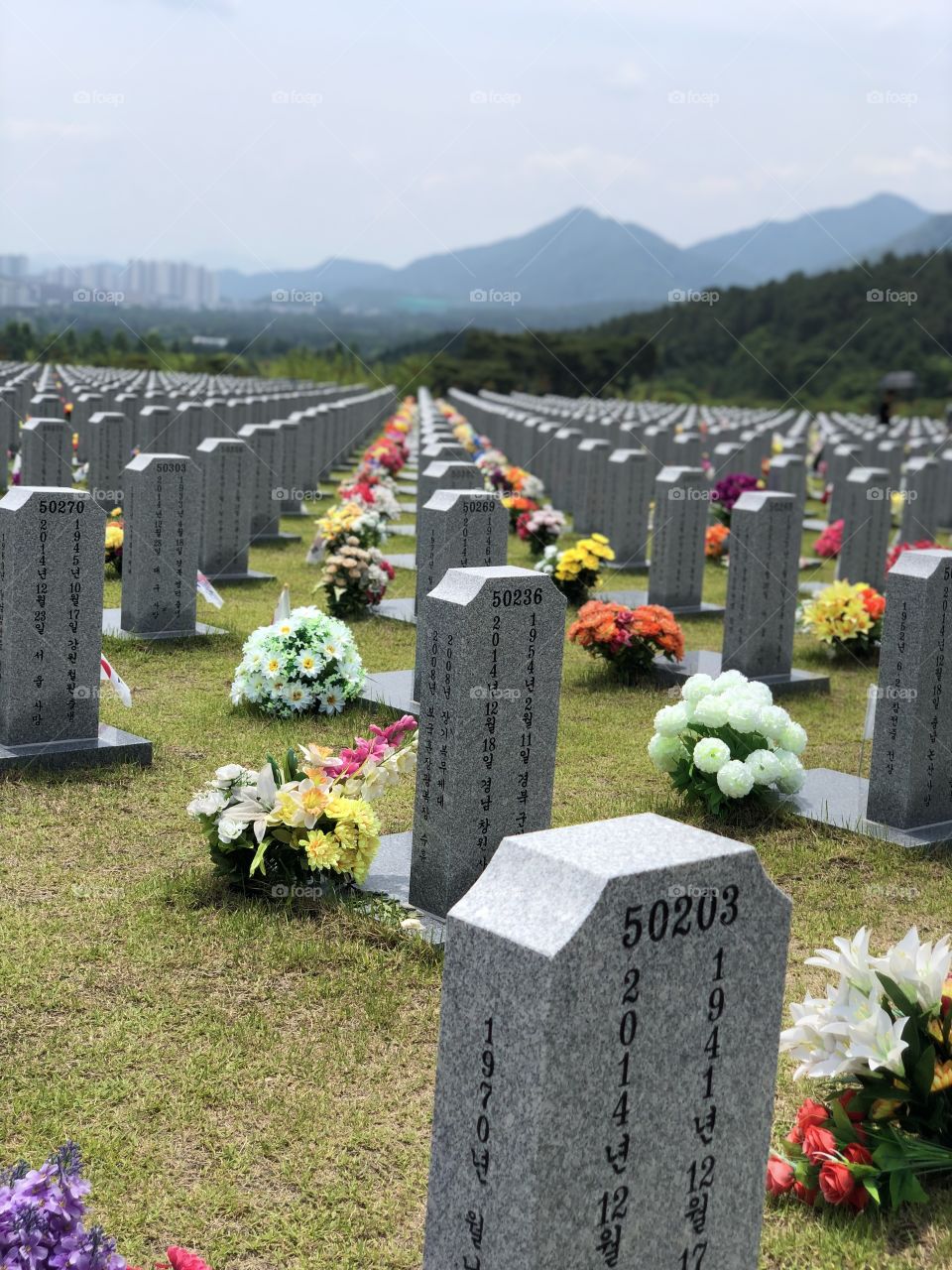 Beautiful South Korean Structures and Veteran Cemeteries