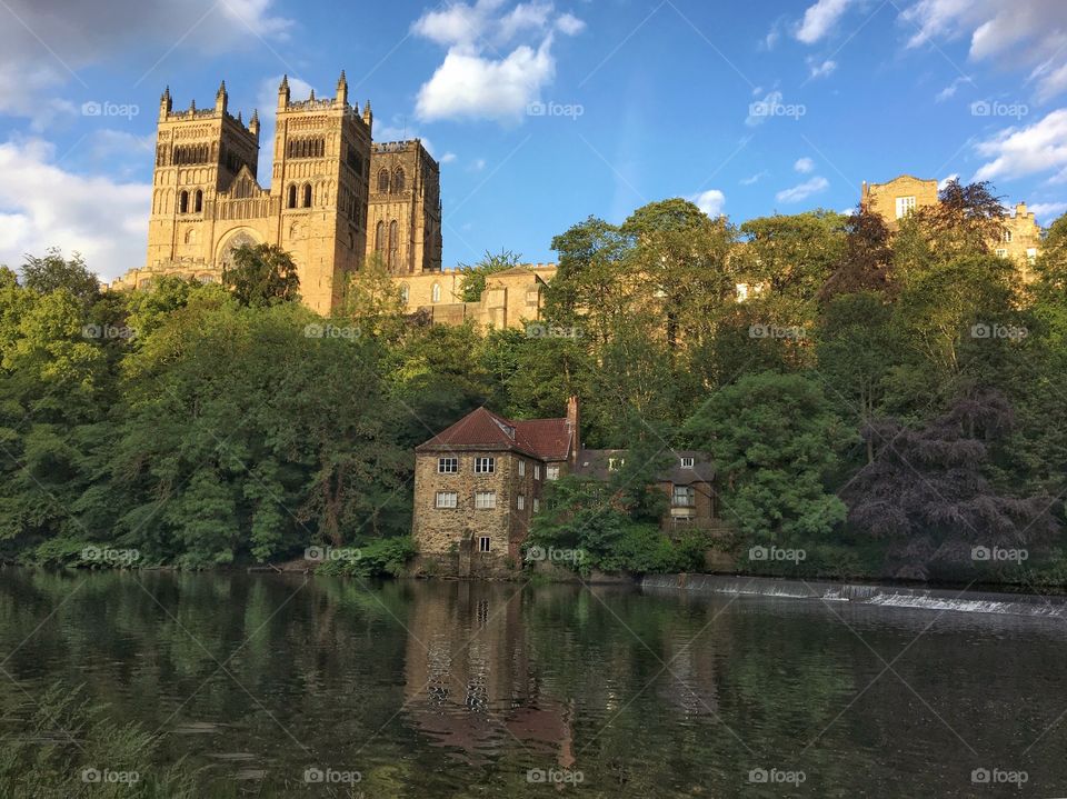 Durham Cathedral .. Norman .. beautiful landmark ... Interesting fact ... appeared as a backdrop in the Harry Potter Movies 