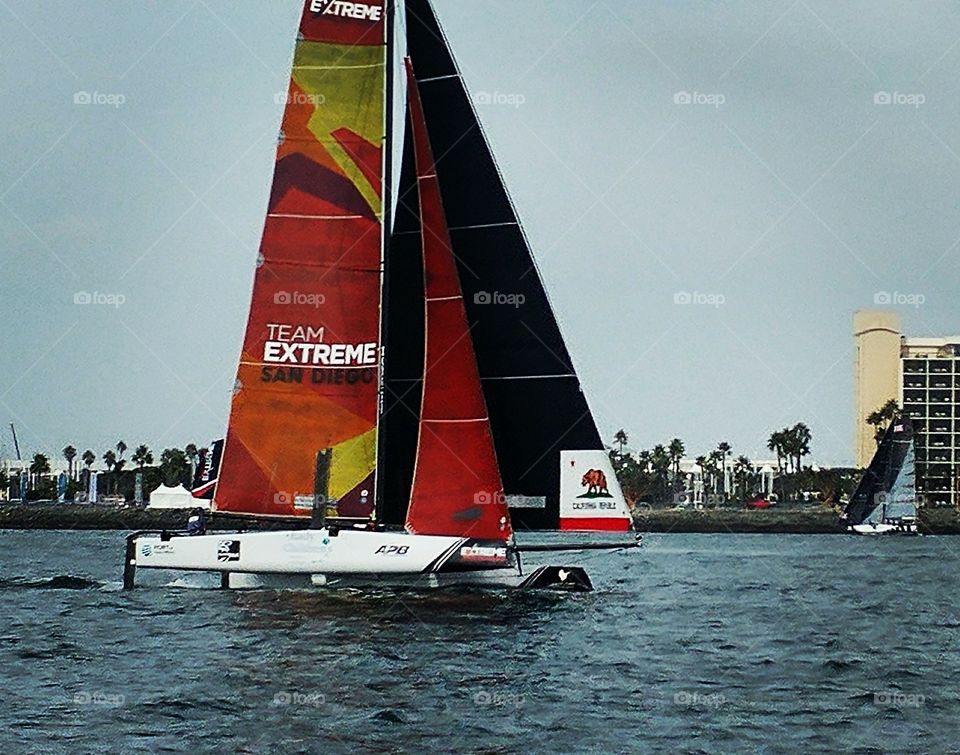 Sailboat races on San Diego Bay 2017