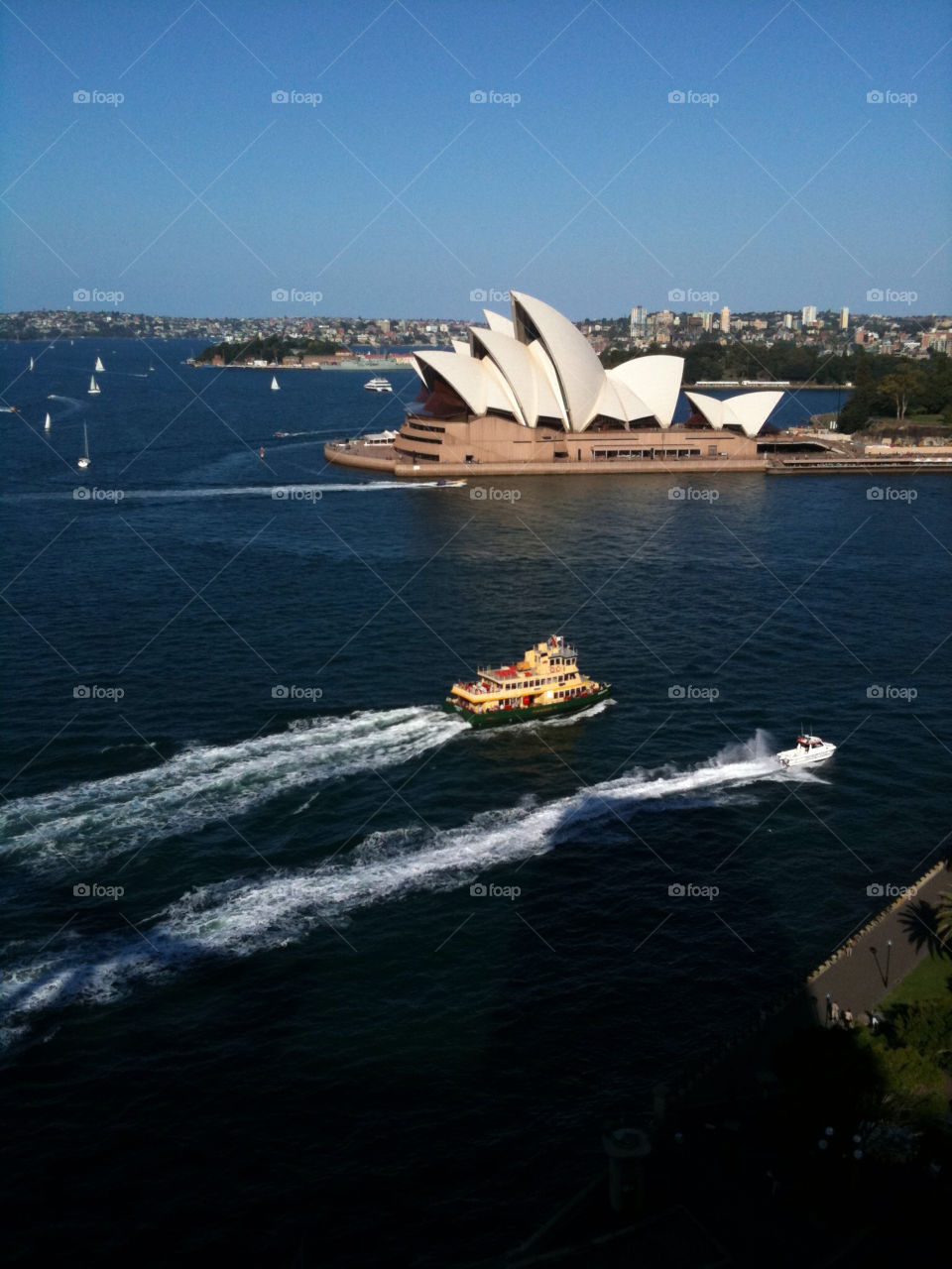 city blue boats water by patrickhardy