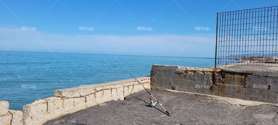 fishing from the waterfront