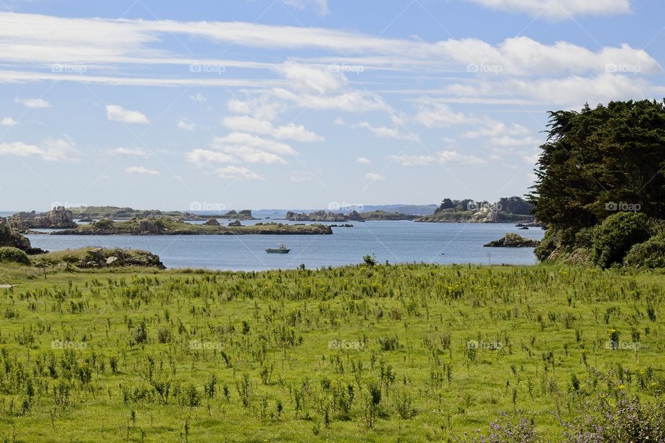 view of the coast of the sea
