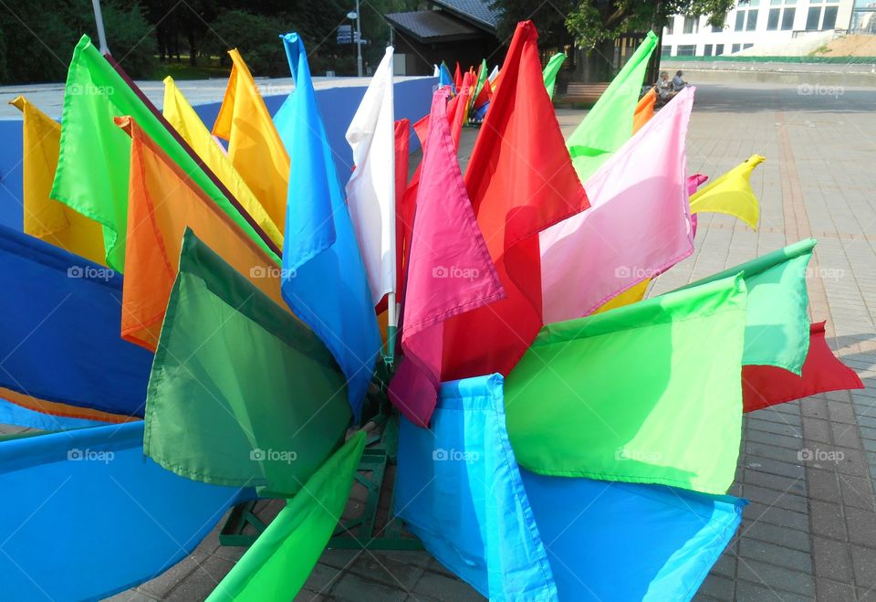 flags colorful