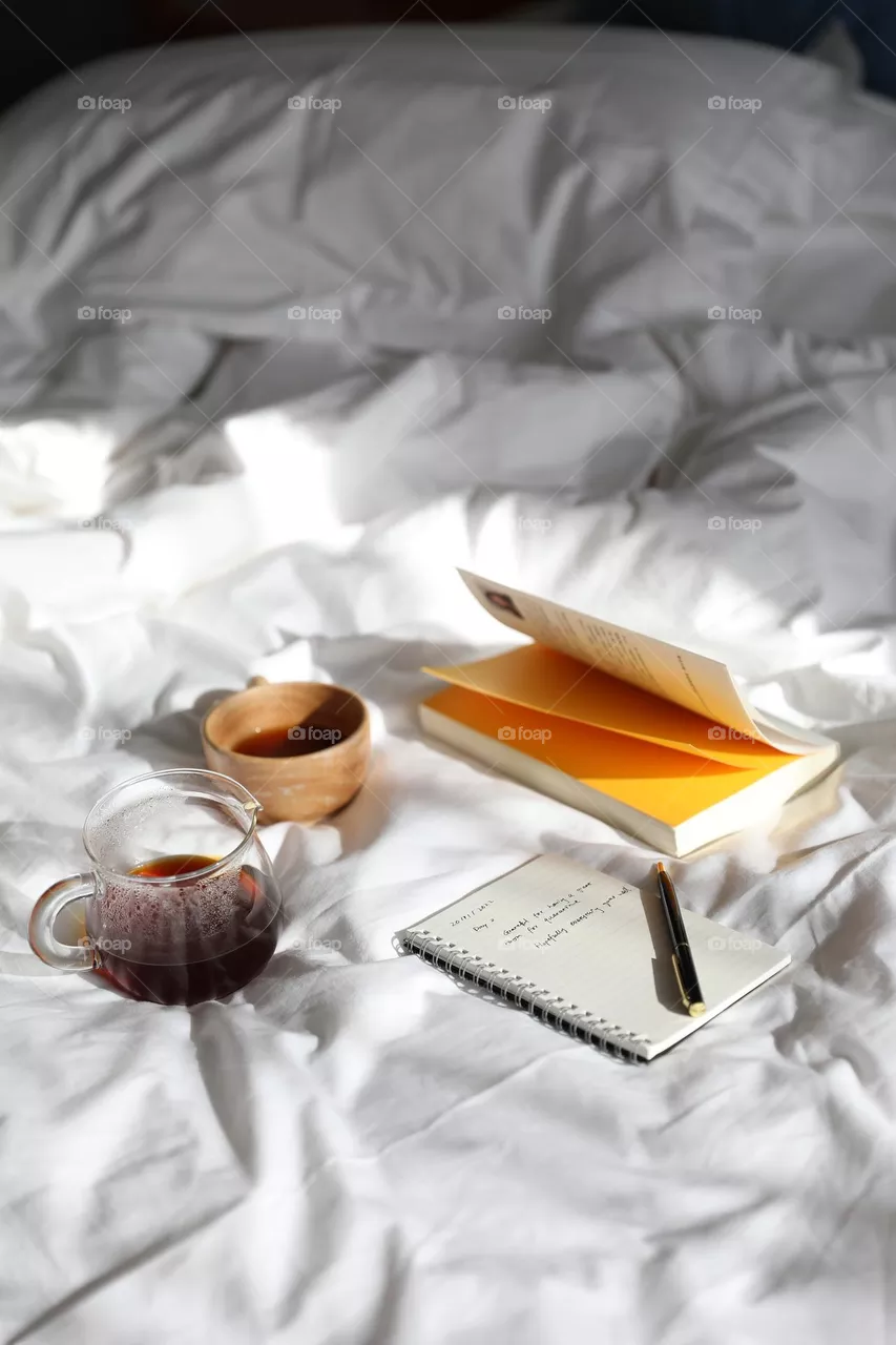 Coffee and book 
