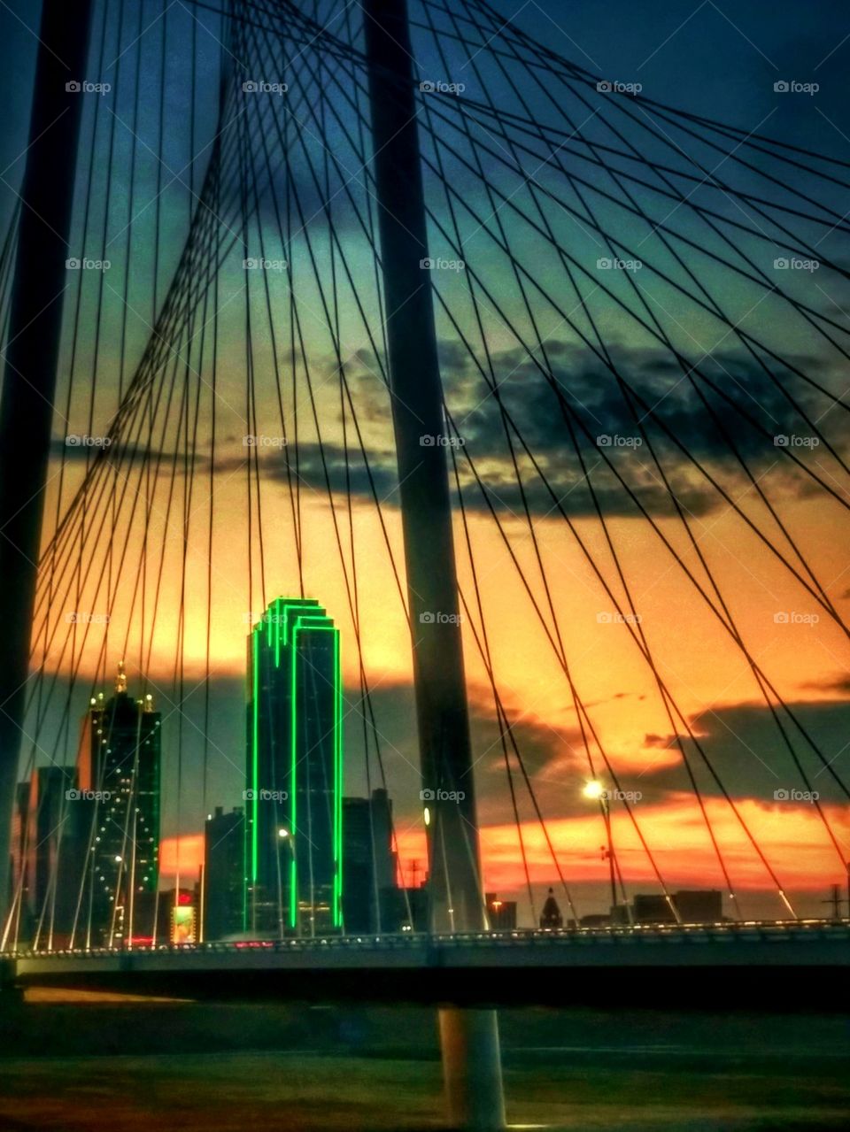 Dallas Skyline at Sunrise 