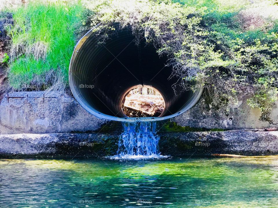 Looking through the tunnel 