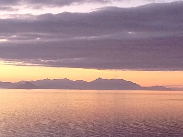 Sunset Dunure Scotland