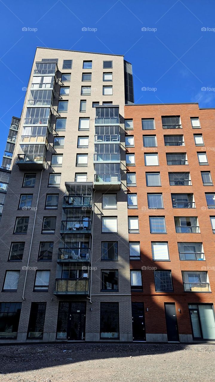 Finnish architecture in Pasila, Helsinki